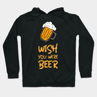 Wish you where Beer! Men´s Gift Hoodie